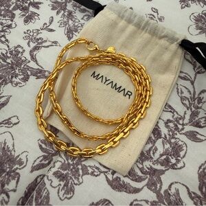 Mayamar Gold Chain Necklace